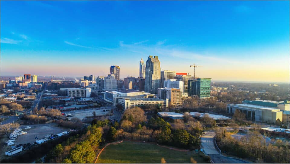 Skyline of Downtown Raleigh, NC