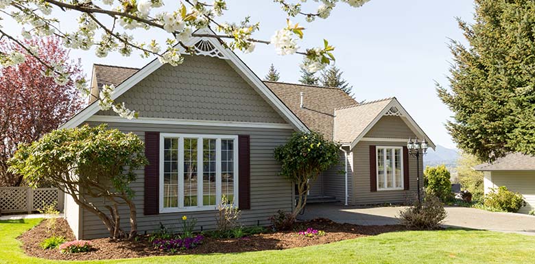 Outside of residential property